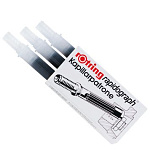 Картинка Картридж для рапидографа Rotring S0194640 черный (3 шт)