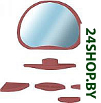 Уют Набор пластиковой мебели вишня [с347-2830]