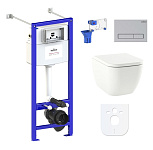 Картинка Унитаз Lavinia Boho Relfix One 7 в 1 87050135 (матовый хром)