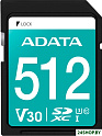 Карта памяти ADATA Premier Pro SDXC 512GB ASDX512GUI3V30S-R