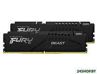 Картинка Оперативная память Kingston FURY Beast 2x16GB DDR5 PC5-38400 KF548C38BBK2-32