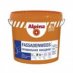 Картинка Краска Alpina Expert Fassadenweiss (База 1, 10 л)