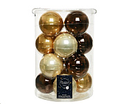 Картинка Набор шаров Kaemingk 140797 (коричневые оттенки)