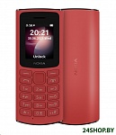 Картинка Мобильный телефон Nokia 105 4G Dual SIM (красный)