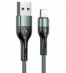 Картинка Кабель Usams U55 SJ448USB02 1.0м (зеленый)