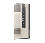 Картинка Душевая шторка RGW SC-14B 80 (черный/прозрачный)