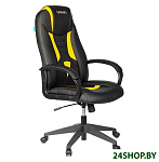 Картинка Кресло Zombie VIKING-8 (черный/желтый)