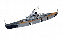 Картинка Сборная модель Revell Линейный корабль Bismarck (1:1200) (05802)