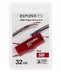 Картинка USB флэш-накопитель EXPLOYD 560 32GB (красный) (EX-32GB-560-Red)