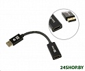 Переходник Telecom TA660 HDMI DisplayPort 0.15м