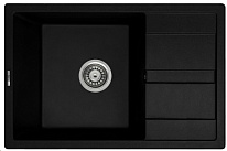 Картинка Кухонная мойка ZorG Apollo 78 (черный опал)