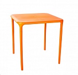Картинка Стол пластиковый Алеана Альф Квадратный 100029 (светло-оранжевый)