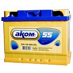 Картинка Аккумулятор АКОМ 6СТ-55 Евро EFB