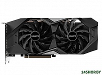 Картинка Видеокарта GIGABYTE GeForce RTX 2060 SUPER WINDFORCE OC 8G (GV-N206SWF2OC-8GD)