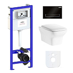 Картинка Унитаз Lavinia Boho Relfix Bristol Rimless 6 в 1 77040112