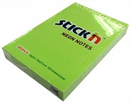Картинка Блок самоклеящийся бумажный Stickn Hopax 21163 (зеленый)