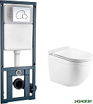 Heimbach 004 GL-WT + Marberg 410 RD (белый глянец/хром)