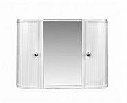Картинка Шкаф с зеркалом для ванной BEROSSI Hilton Premium НВ 33501000 (снежно-белый)