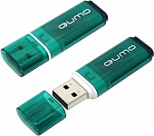 Картинка Флешка QUMO Optiva <QM16GUD-OP1-Green> USB2.0 Flash Drive 16Gb (RTL)