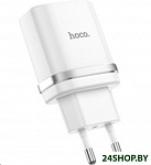Картинка Сетевое зарядное устройство Hoco C12Q (белый)