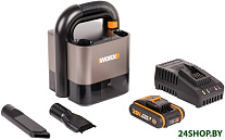 Картинка Пылесос Worx WX030 (с 1 АКБ 2Ah и ЗУ)