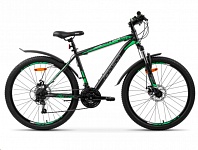 Картинка Велосипед Aist Quest Disc 26 2022 (13, серый/зеленый)