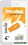 Картинка Флеш-память OLTRAMAX Smile 4GB (оранжевый)
