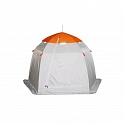 Зимняя палатка Пингвин Зонт Mr.Fisher 3 Люкс (бело-оранжевый)
