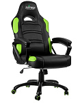 Картинка Кресло GameMax GCR07 (черный/зеленый)