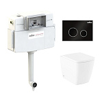 Картинка Унитаз Lavinia Boho Relfix Aveo Rimless 4 в 1 77060260 (черный пластик)