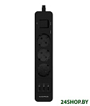 Картинка Сетевой фильтр HARPER UCH-330 Black
