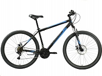 Картинка Велосипед BLACK ONE Onix 27.5 D (18, черный/синий/серый)