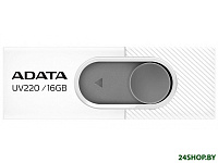 Картинка USB Flash A-Data UV220 32GB (белый/серый)