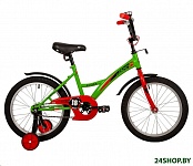 Картинка Детский велосипед Novatrack Strike 18 2022 183STRIKE.GN22 (зеленый)