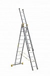 Картинка Лестница-стремянка Алюмет трехсекционная профессиональная P3 9310