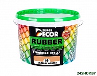 Картинка Краска Super Decor Rubber 3 кг (№16 топленое молоко)