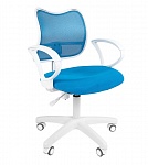 Картинка Кресло CHAIRMAN 450LT white (голубой)