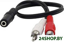 AK267 3.5 мм - RCA (0.43 м, черный)