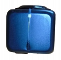 Бак для душа Садко 100л (ЭВН, пластиковый шаровой кран, уровень воды) (темно-синий)