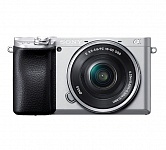 Картинка Беззеркальный фотоаппарат SONY Alpha a6400 Kit 16-50mm (серебристый)