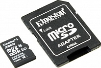 Картинка Карта памяти Kingston microSDHC (Class 10) U1 32GB + адаптер [SDCIT/32GB]