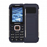 Картинка Мобильный телефон Maxvi T2 (темно-синий)