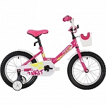 Картинка Детский велосипед Novatrack Twist 12 121TWIST.PN20 (розовый/белый, 2020)