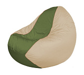 Картинка Бескаркасное кресло Flagman Classic К2.1-187 (оливковый/светло-бежевый)