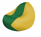 Картинка Бескаркасное кресло Flagman Classic К2.1-254 (зеленый/желтый)