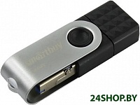 Картинка USB Flash Smart Buy Double 64GB SB64GBTRIO (черный)