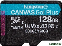 Картинка Карта памяти Kingston Canvas Go! Plus microSDXC 128GB