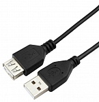 Картинка Кабель ГАРНИЗОН GCC-USB2-AMAF-0.5M (черный)