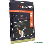 Картинка Фотобумага Lomond Суперглянцевая ярко-белая A4 160 г/м2 20 листов [1101110]