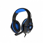 Картинка Наушники с микрофоном CrownMicro CMGH-102T USB (синий)